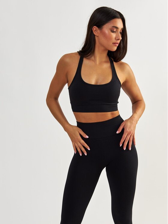 BeShaped BeShaped Biustonosz sportowy Gym Queen Czarny