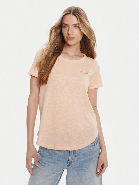 Roxy Roxy Póló ERJZT05731-MEF0 Narancssárga Regular Fit