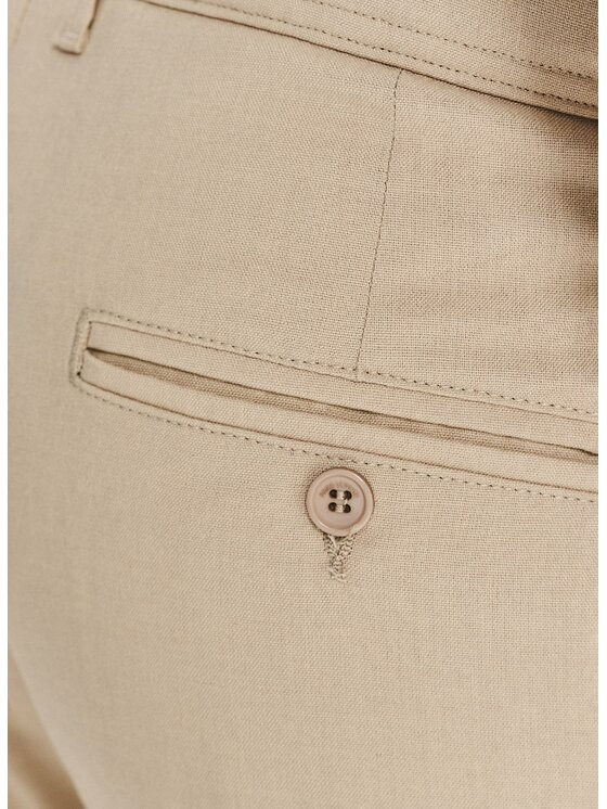 Pako Lorente Pako Lorente Chinosy P26SF-WX-009 Beżowy Slim Fit