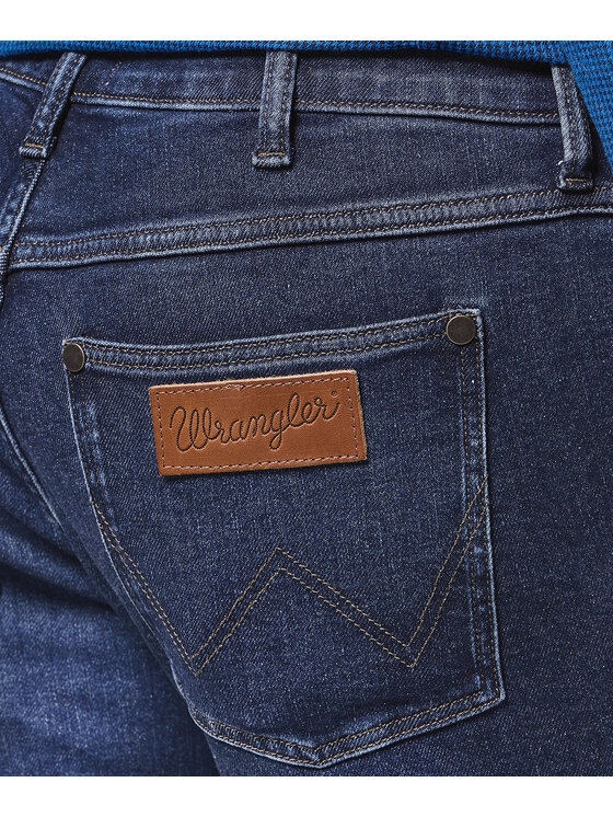 Wrangler Wrangler Jeansy 112360405 Granatowy Straight Fit