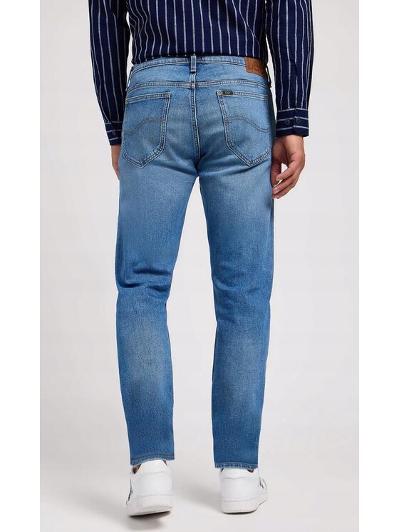 Lee Lee Jeansy Rider Niebieski Slim Fit