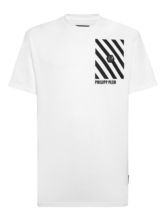 PHILIPP PLEIN PHILIPP PLEIN T-Shirt 9861 Biały Regular Fit