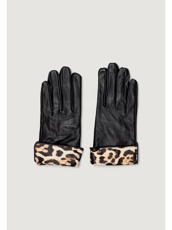 Pieces Pieces Guanti da donna Pcjeora Smart Leather Gloves Nero