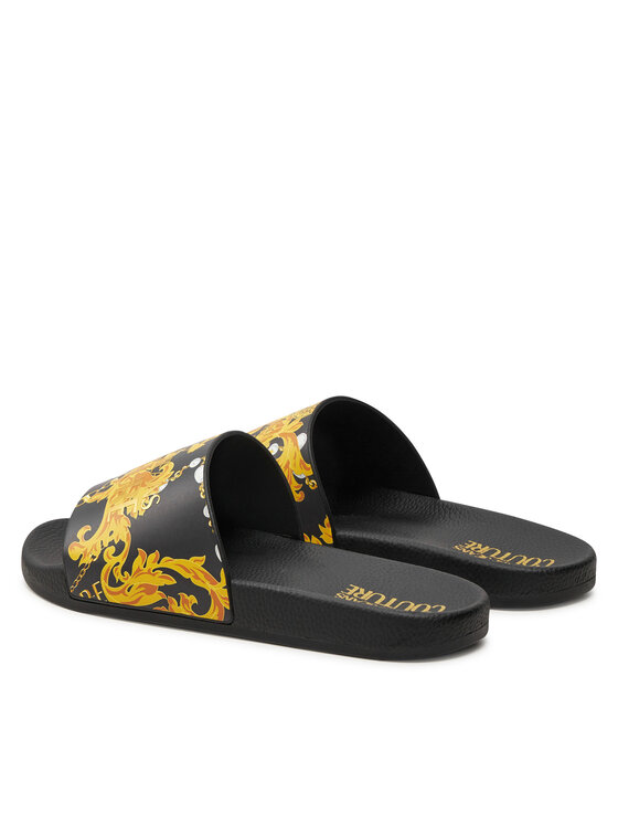 Versace Jeans Couture Versace Jeans Couture Klapki 77VA3SQ3 ZS834 Czarny