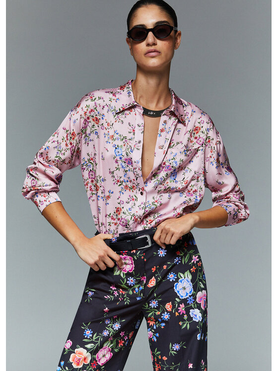 Liu Jo Liu Jo Camicia CA6207TS562P9630 Viola Regular Fit