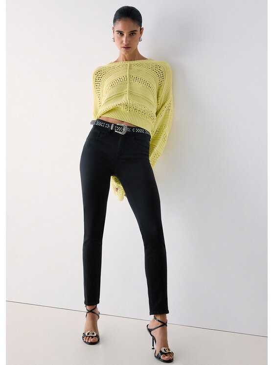 Liu Jo Liu Jo Spodnie materiałowe WA6253T443A22222 Czarny Slim Fit