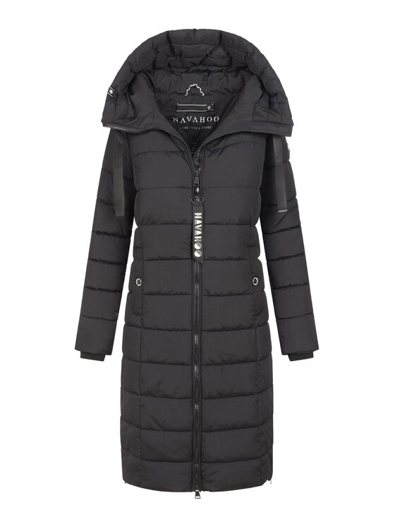 Navahoo Navahoo Kurtka zimowa Mondmaedchen Czarny Regular Fit