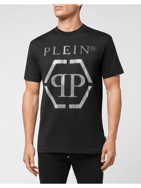 PHILIPP PLEIN PHILIPP PLEIN Tričko 8411 Čierna Regular Fit