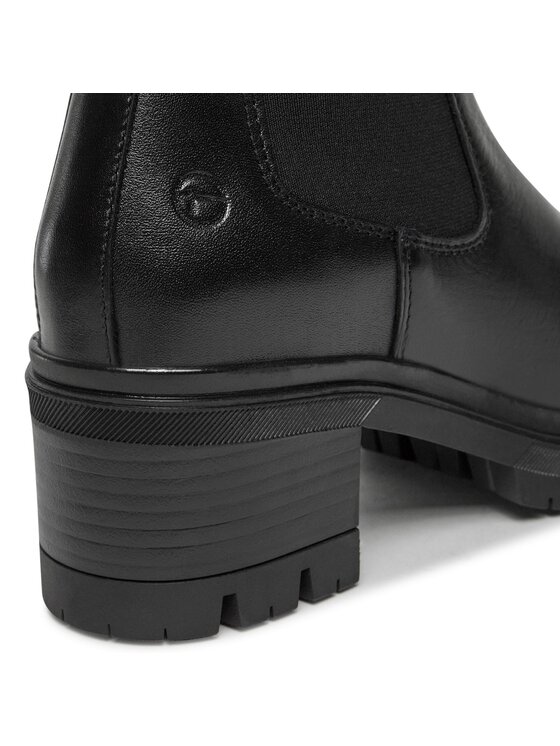 Tamaris Tamaris Kotníková obuv s elastickým prvkem 1-25842-41 Černá