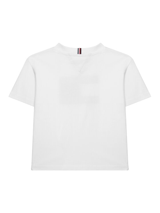 Tommy Hilfiger Tommy Hilfiger Marškinėliai KB0KB10340 M Balta Regular Fit