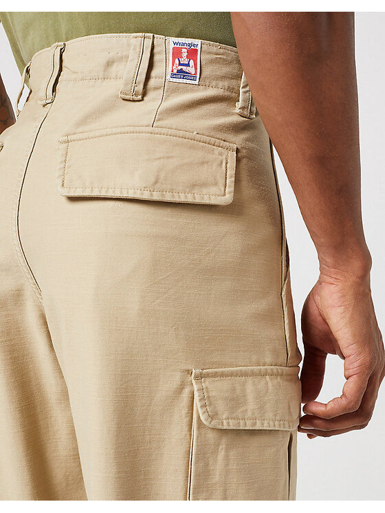Lee Lee Pantaloni di tessuto CASEY JONES CARGO Beige Regular Fit