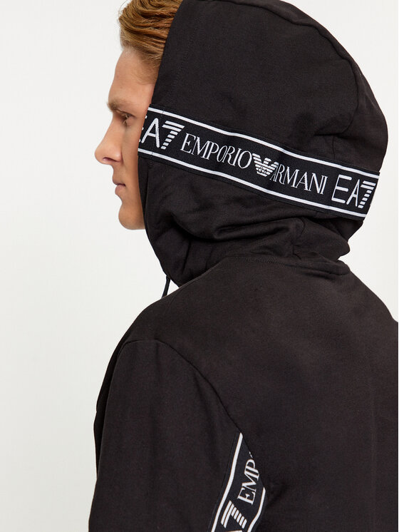 EA7 Emporio Armani EA7 Emporio Armani Mikina 6RPM13 PJ05Z 1200 Čierna Regular Fit