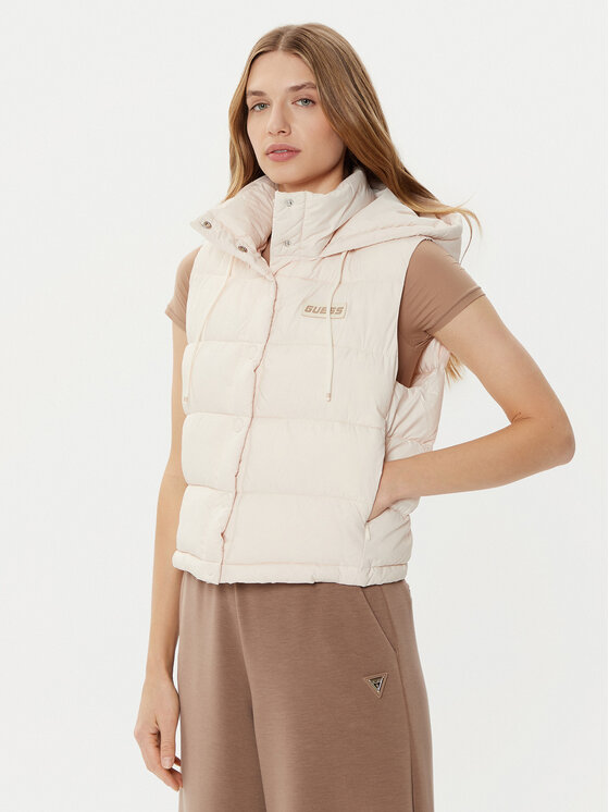 Guess Guess Ujjatlan V4RL02 WFYE2 Fehér Regular Fit