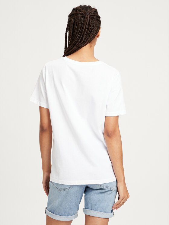 Cross Jeans Cross Jeans T-Shirt 56059-008 Biały Regular Fit