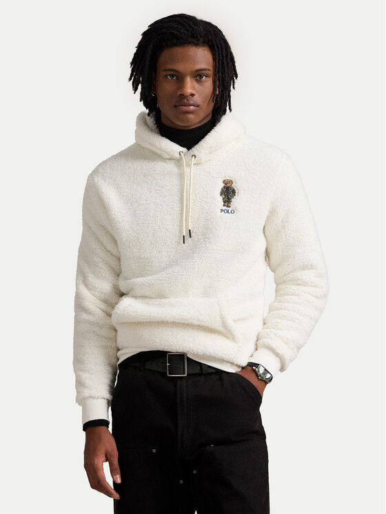 Férfi Polár kabát Polo Ralph Lauren, Méret: XL, Ekru, 710930550004