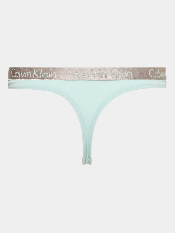 Calvin Klein Underwear Calvin Klein Underwear Stringi 000QD3539E Niebieski