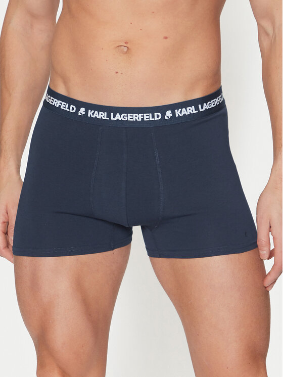 KARL LAGERFELD KARL LAGERFELD Souprava boxerek A1M47151 Tmavomodrá