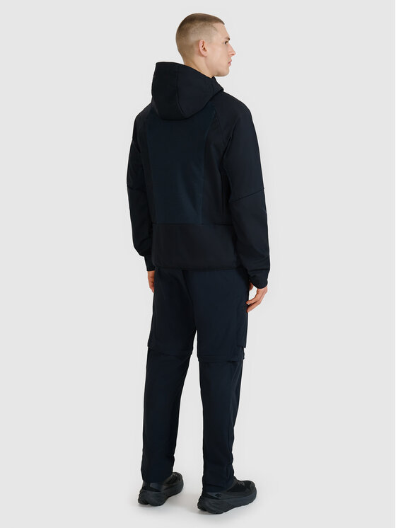 4F 4F Kurtka wielofunkcyjna HALNY Czarny Regular Fit