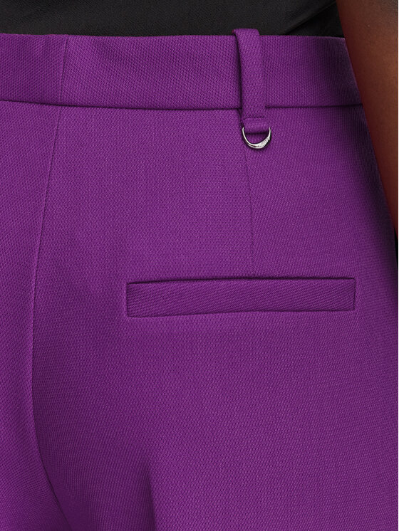 HUGO HUGO Medžiaginės kelnės Hasmina 50566625 Violetinė Regular Fit