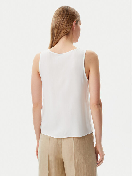 Vero Moda Vero Moda Top Bumpy 10325830 Biały Standard Fit