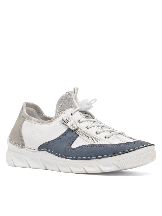 Rieker Rieker Sneakersy 55064-80 Bílá