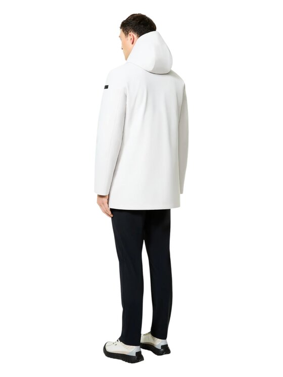 RRD RRD Cappotto q-dav-59660 Bianco Regular Fit