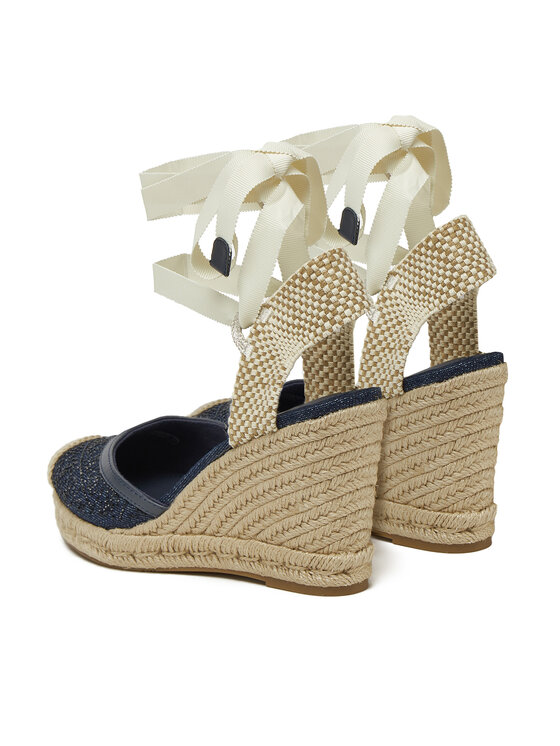 Guess Guess Espadryle FLJCRN DEN04 Granatowy