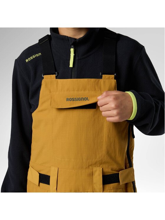 Rossignol Rossignol Spodnie narciarskie Jr Outerlimits Insulated Bib Brązowy Regular Fit