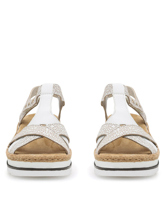 Rieker Rieker Sandalen V7919-80 Weiß