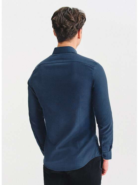 Pako Lorente Pako Lorente Koszula P25WF-1X-019 Granatowy Slim Fit