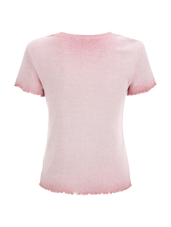 Guess T-shirt Edurne W2GI10 K1814 Rose Regular Fit | Modivo.fr