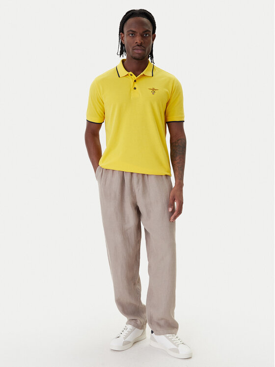 Aeronautica Militare Aeronautica Militare Polo 261PO1308UP00082 Κίτρινο Regular Fit
