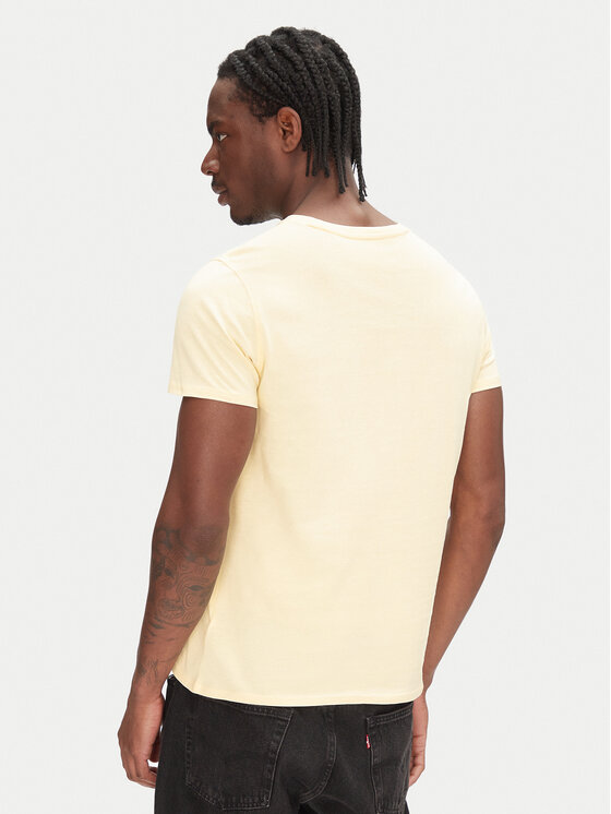 Tommy Jeans Tommy Jeans T-särk DM0DM04411 Kollane Slim Fit