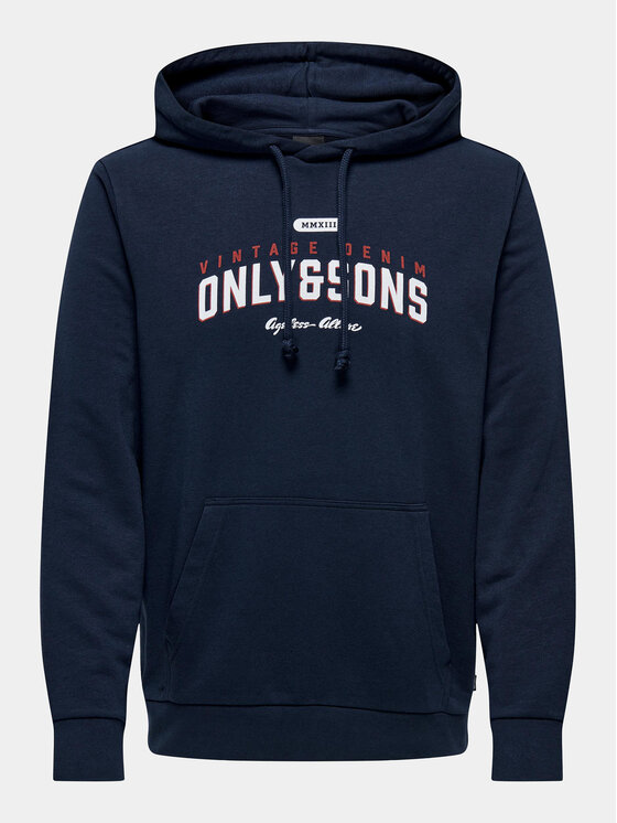Only & Sons Only & Sons Bluza Lenny 22028594 Granatowy Regular Fit