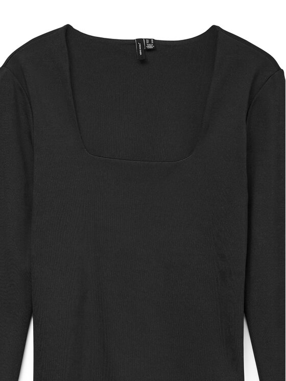Vero Moda Vero Moda Majica Million 10334613 Crna Regular Fit