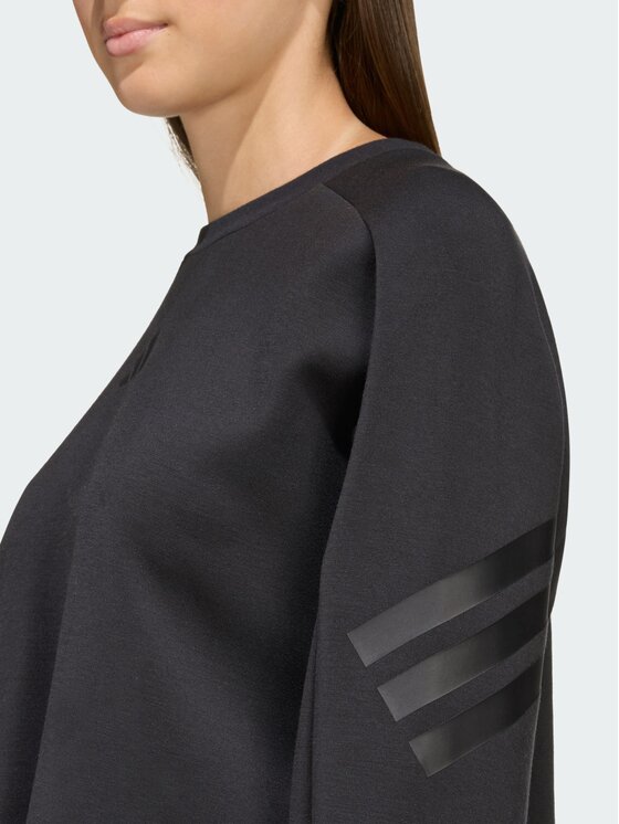 adidas adidas Bluza 158912 Czarny Loose Fit