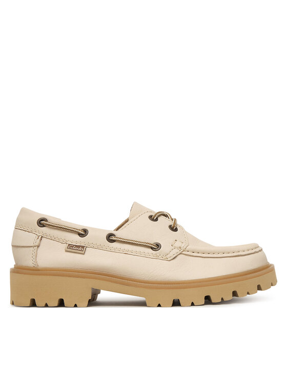 Clarks Clarks Снікерcи Cleyhill Boat. 26187841 Écru