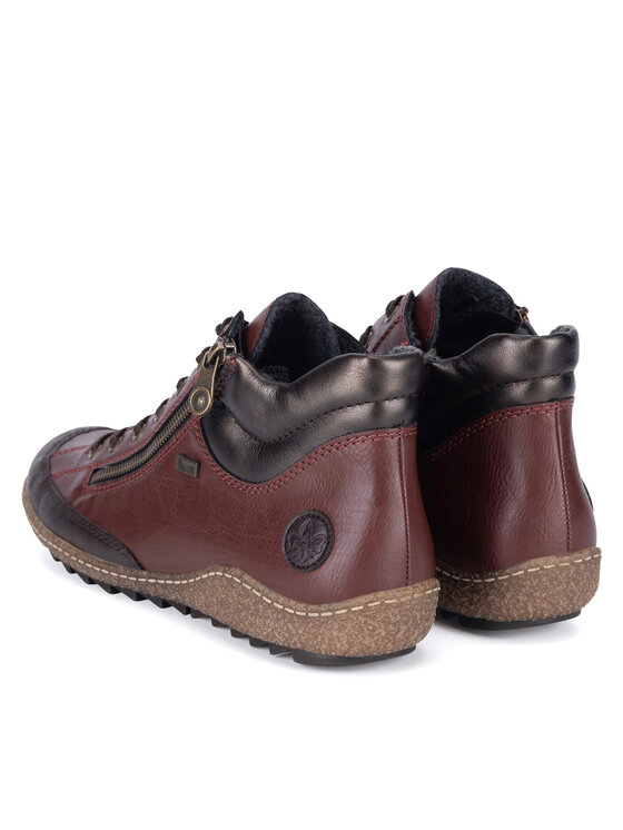 Rieker Rieker Škornji L7500-35 Bordo rdeča