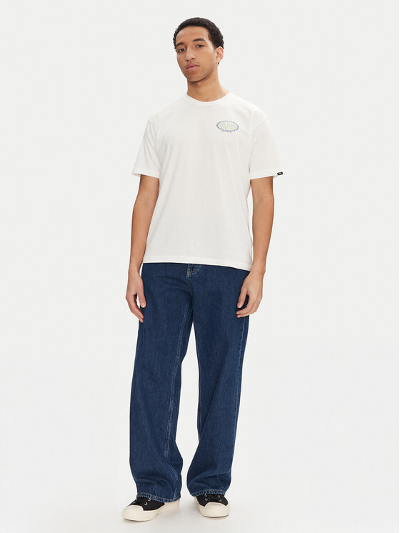 Vans Vans T-shirt Road Stop VN000M67 Écru Regular Fit