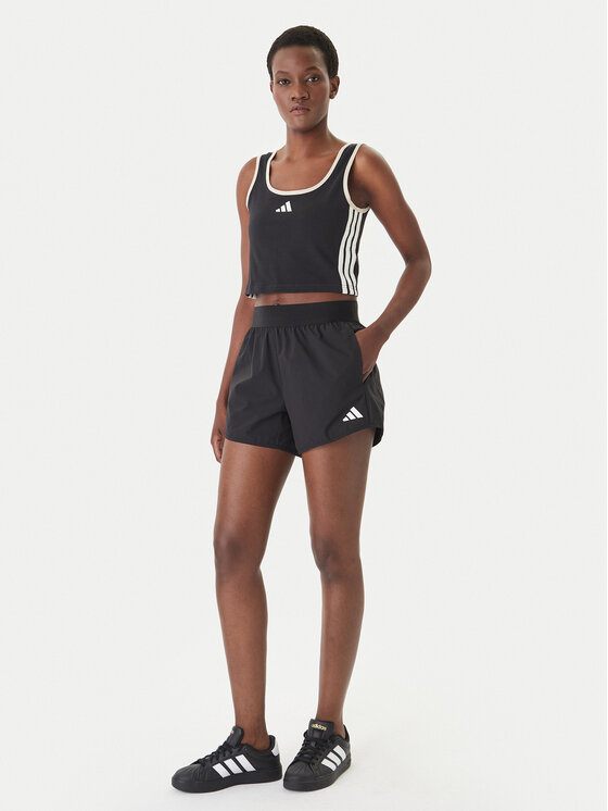 adidas adidas Sporta šorti Pacer Workout Flex KC9554 Melns Regular Fit