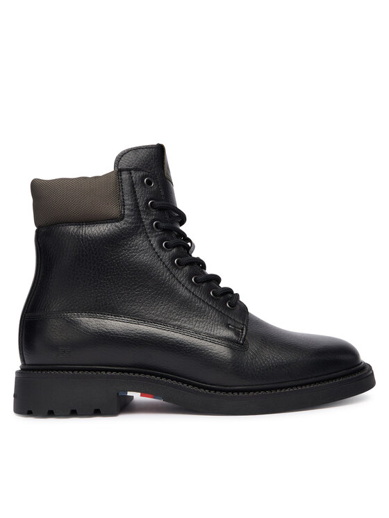 Tommy Hilfiger Tommy Hilfiger Kozačky Comfort Lwt Wrm Mx FM0FM05595 Černá