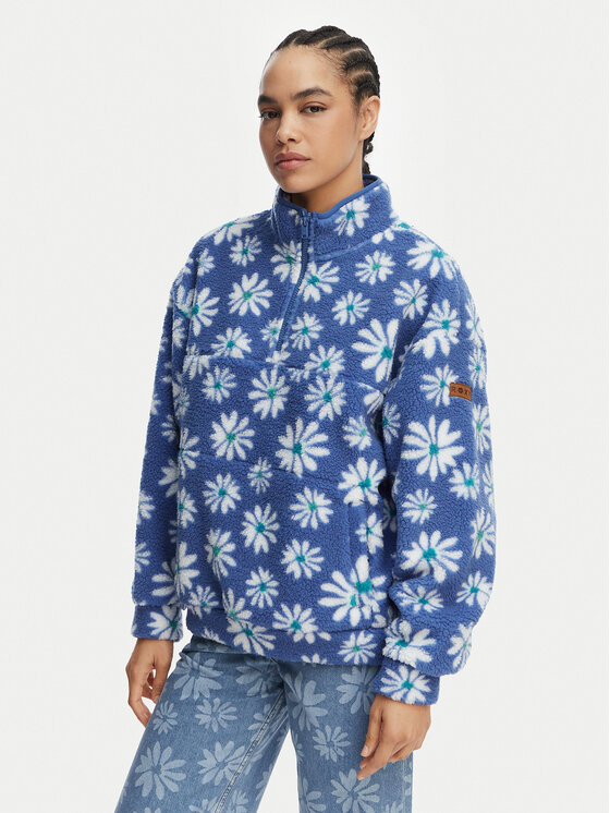 Roxy Roxy Полар Jive Talking Bonded ERJPF03208 Син Oversize