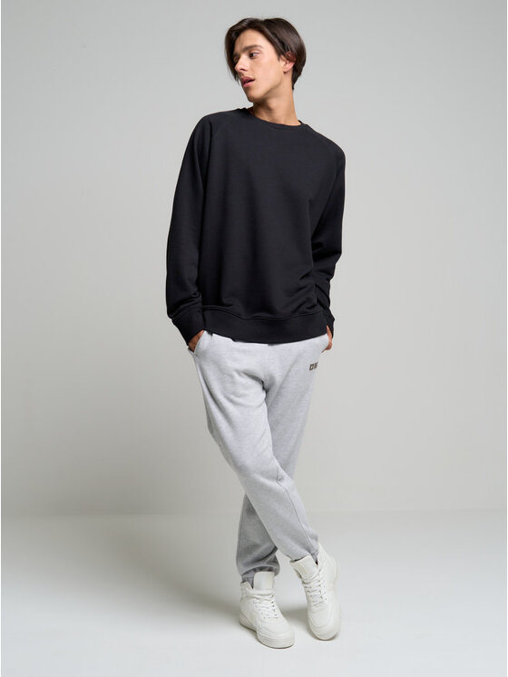 BIG STAR BIG STAR Bluza adamer_906 Czarny Basic Fit