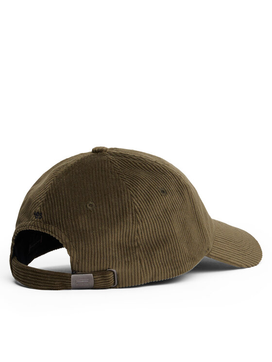Tommy Hilfiger Tommy Hilfiger Nokamüts Th Flag 6 Panel Cord Cap AM0AM13583 Roheline