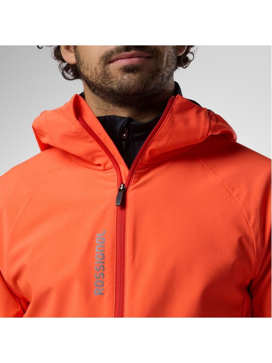 Rossignol Rossignol Kurtka outdoor M Venon Wind Hoodie Jacket Czerwony Slim Fit