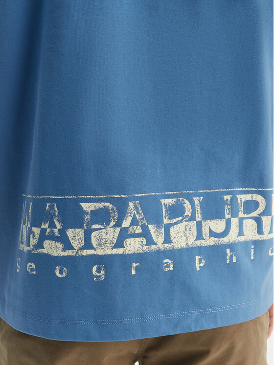 Napapijri Napapijri Polokošeľa E-Reflect NP0A4H4B Écru Relaxed Fit