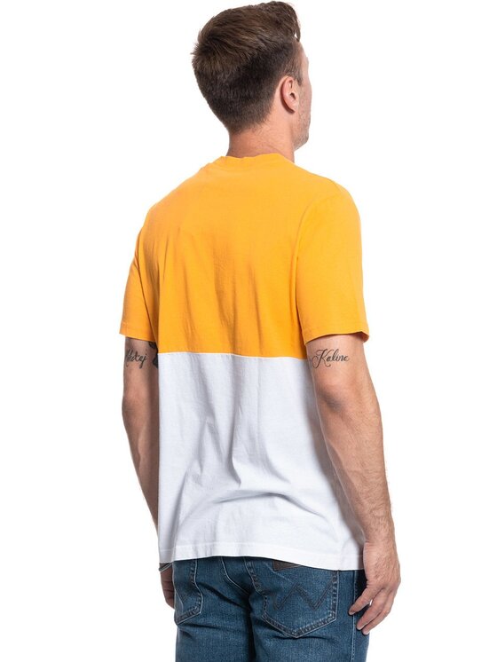 Lee Lee T-shirt COLOUR BLOCK TEE Giallo Regular Fit