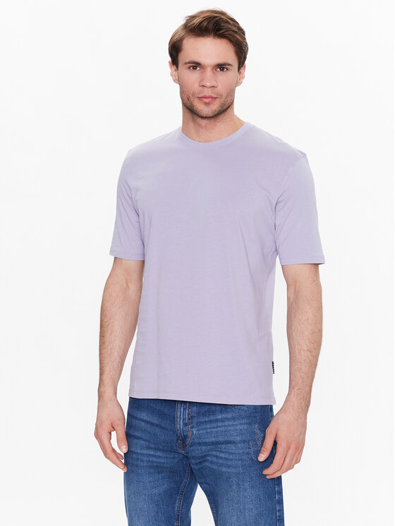 sisley t-shirt 3096s101j violet regular fit