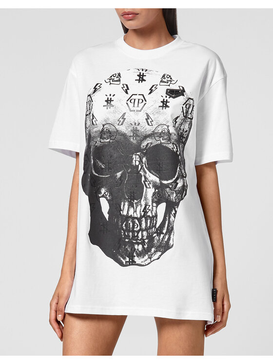 PHILIPP PLEIN PHILIPP PLEIN T-shirt 99 Bianco Regular Fit