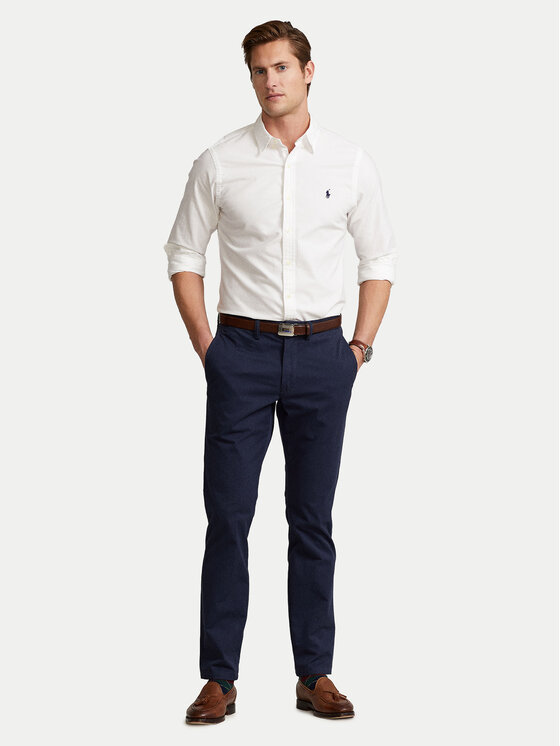 Polo Ralph Lauren Polo Ralph Lauren Särk Classics 710736557 Valge Slim Fit